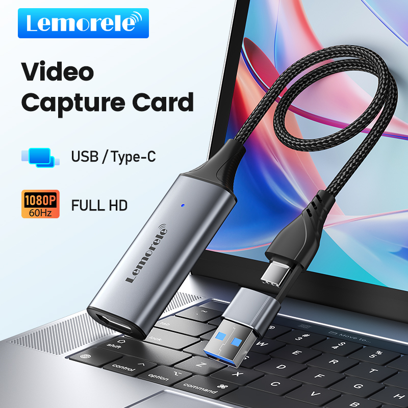 Pc Gaming Games - بطاقة التقاط الفيديو Lemorele USB 2.0