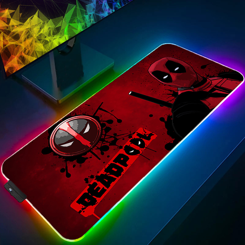 Pc Gaming Jumbo - لوحة ماوس LED للألعاب بإضاءة خلفية