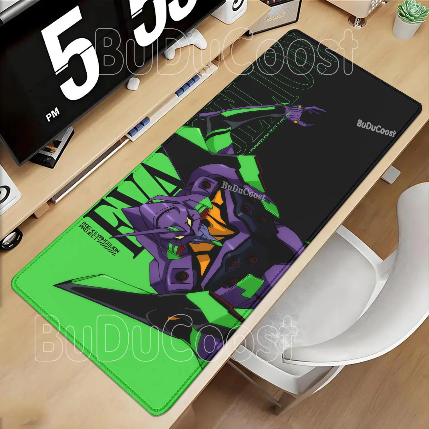 Pc Gaming Evangelion - لوحة ماوس كبيرة إيفانجيليون EVA 01