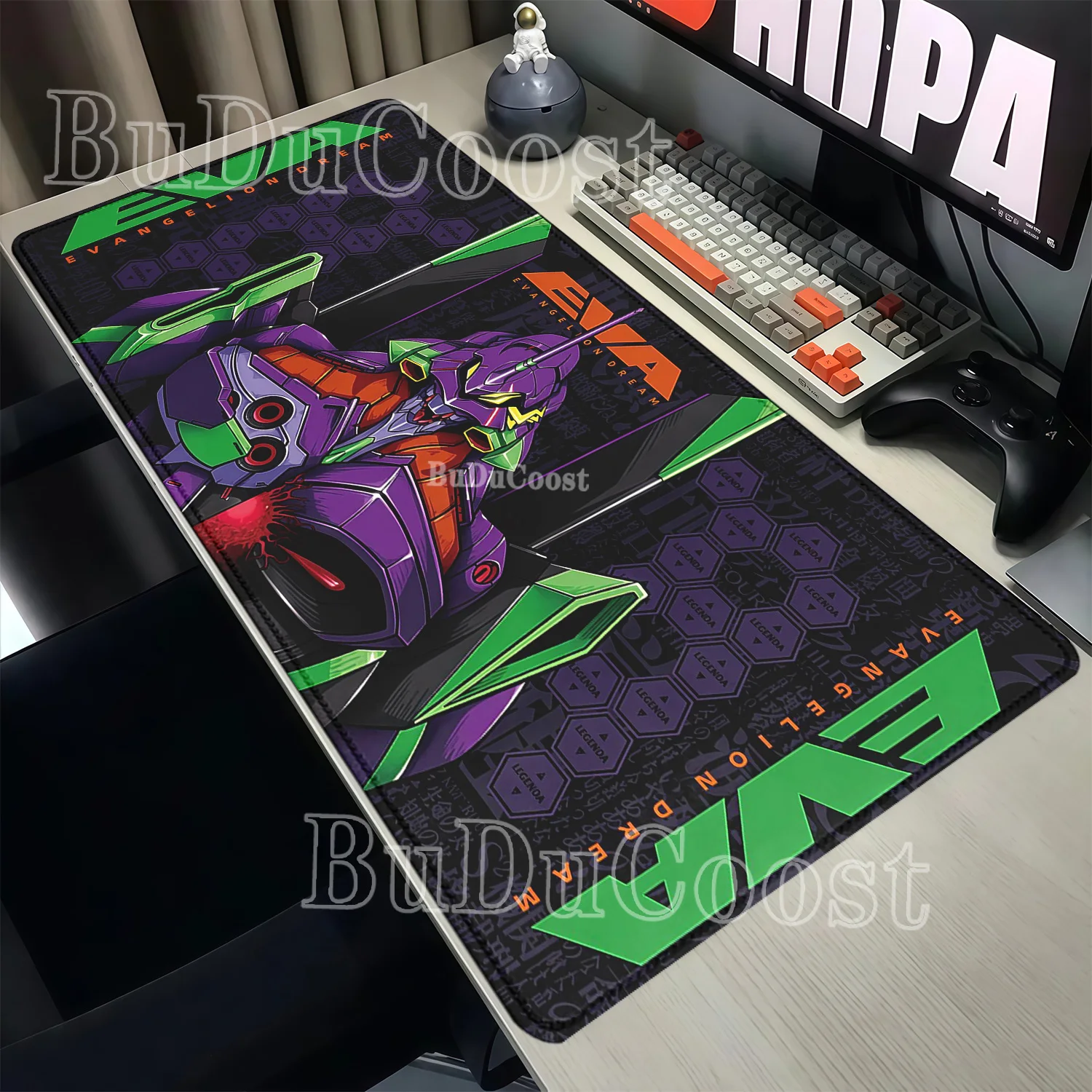 Pc Gaming Evangelion - لوحة ماوس إيفانجيليون EVA 01 كبيرة