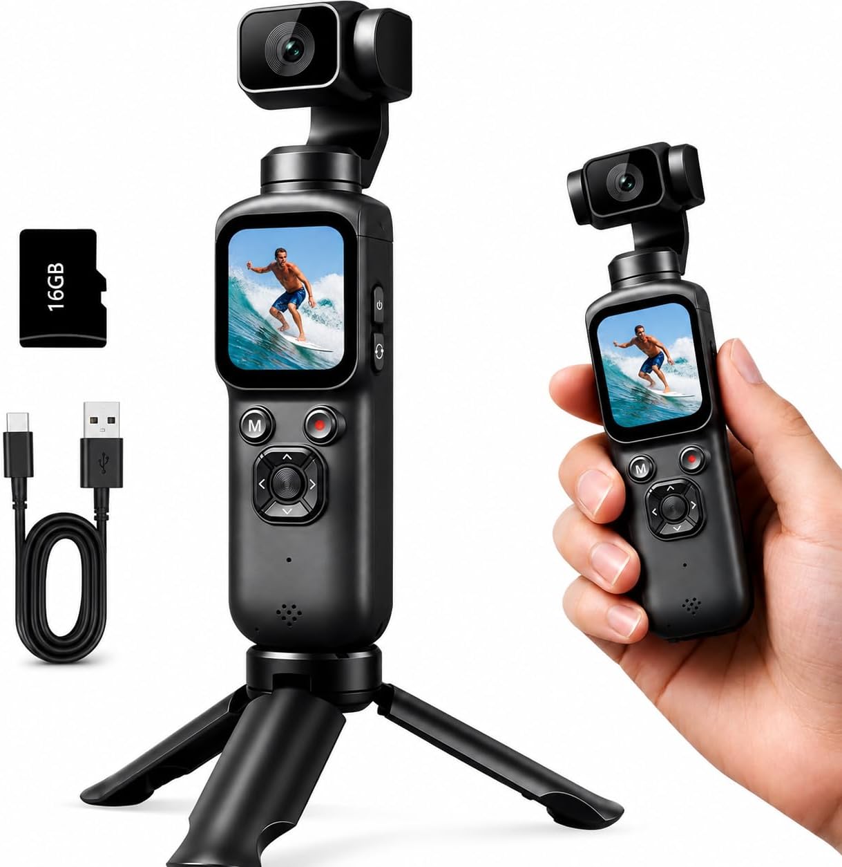 Webcam 4K - كاميرا محمولة باليد بدقة 4K للمبتدئين