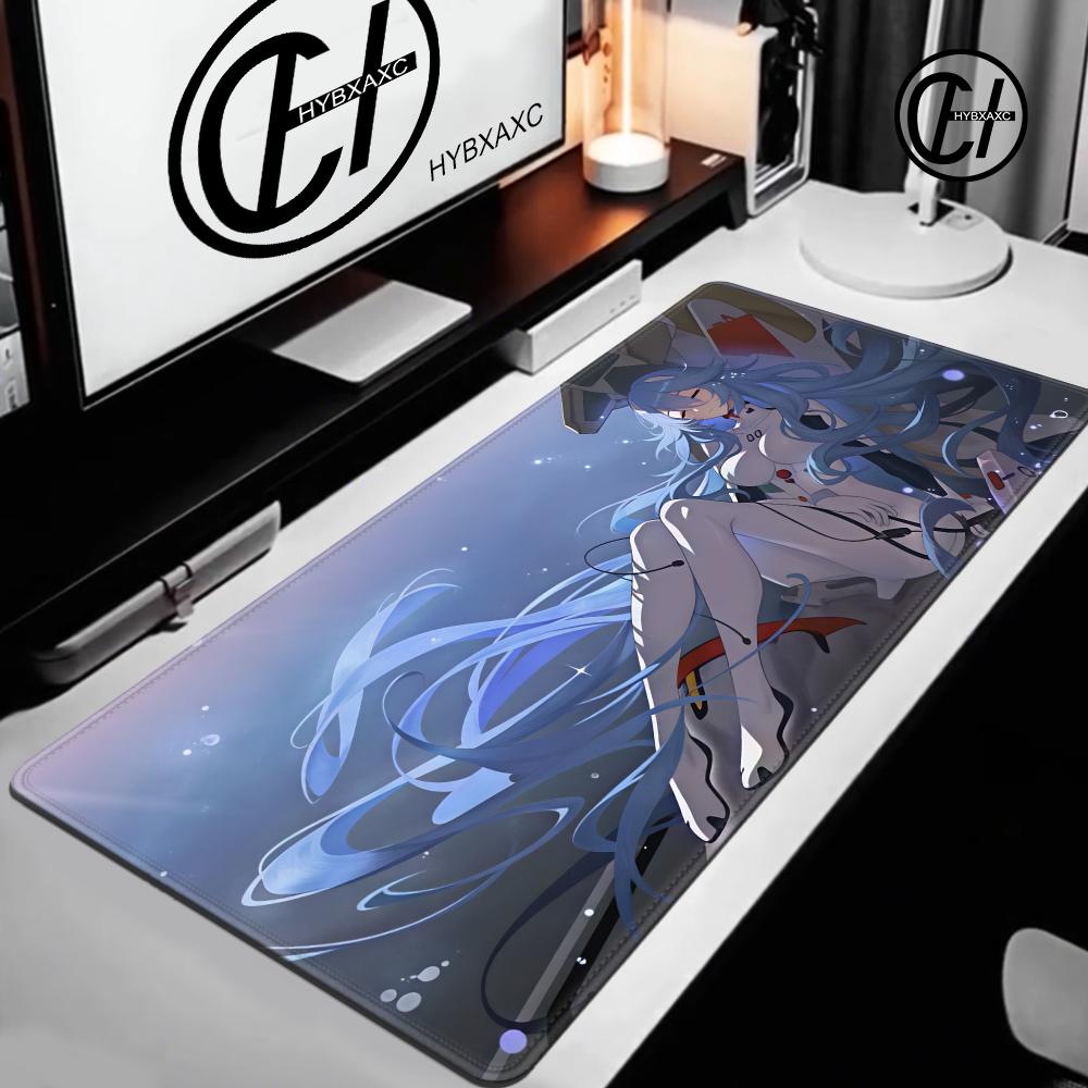 Pc Gaming Evangelion - لوحة ماوس كبيرة بتصميم فتاة أنمي