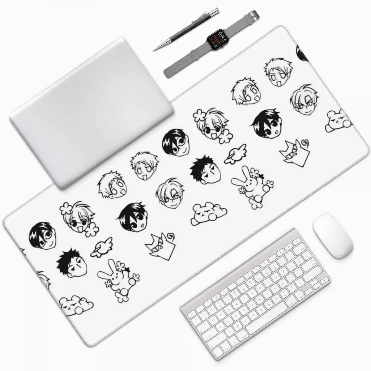 Pc Gaming Club - Ouran Host Club Doodles لوحة ماوس