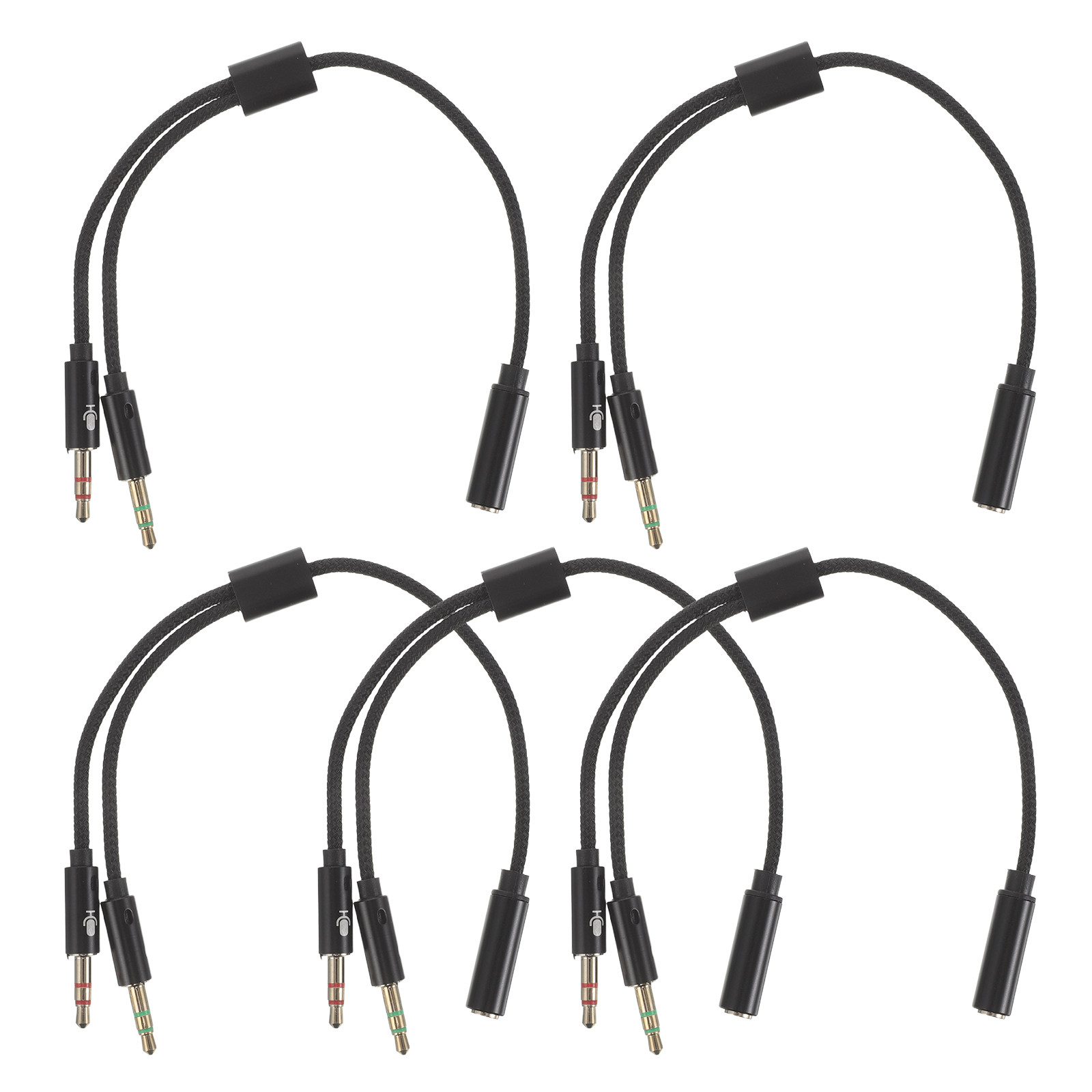 Pc Gaming Earphones - 5 قطع محول سماعات أذن، كابل