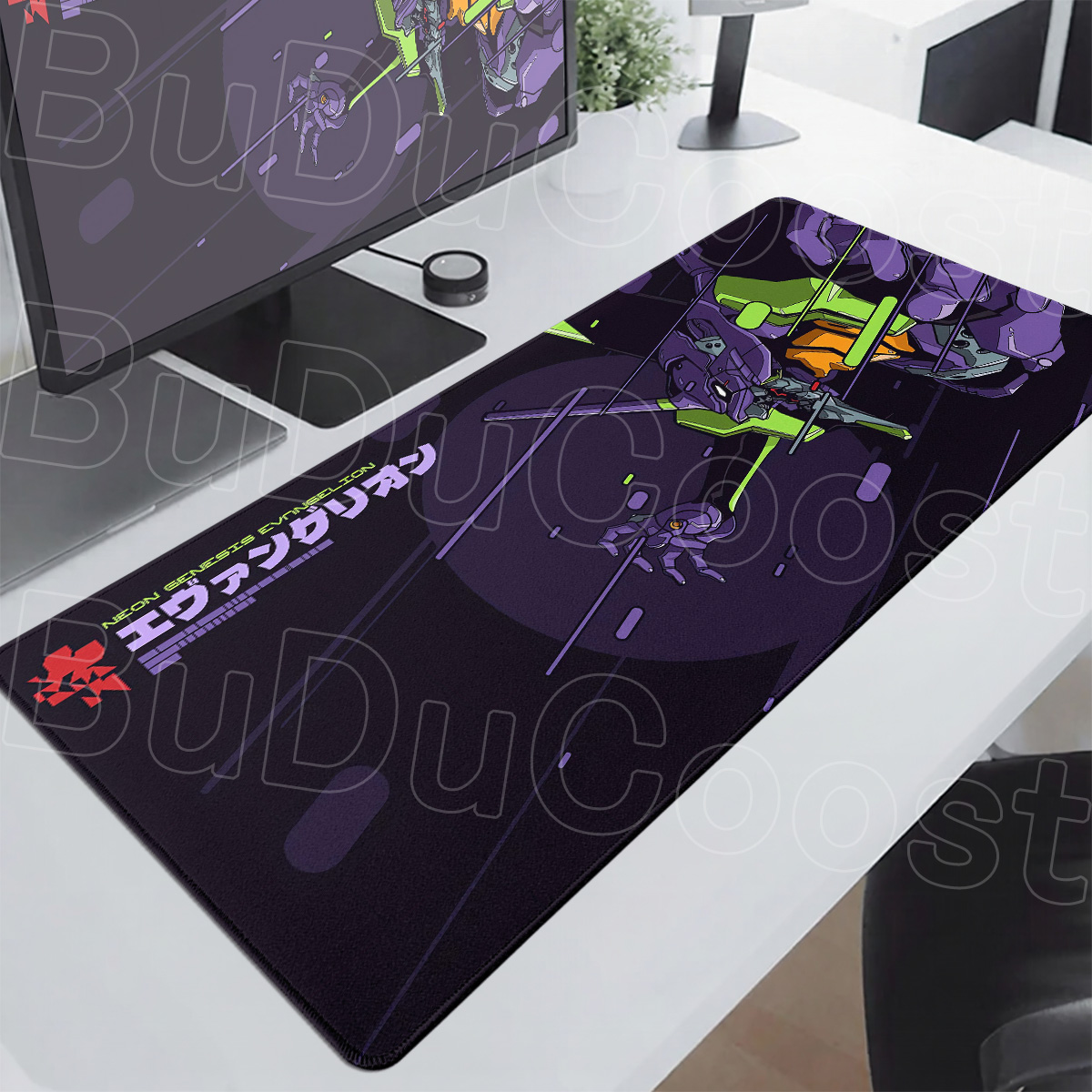 Pc Gaming Evangelion - لوحة ماوس أنيمي إي-إيفانجيليونز 1000×500 مم