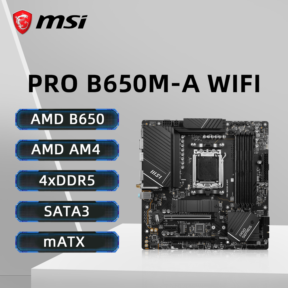 Pc Gaming Intel Core I5 - MSI PRO B650M-A WIFI اللوحة الأم