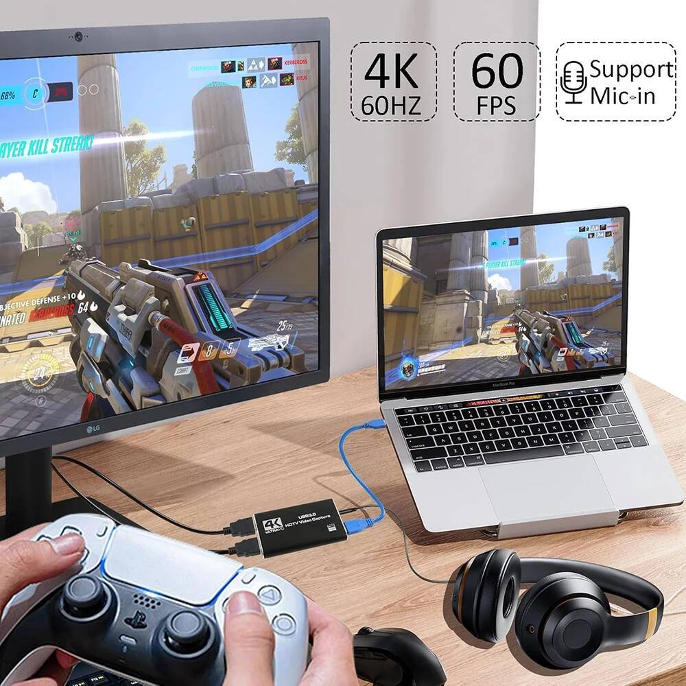 4K HDMI-متوافق مع USB 3.0 1080 - مراجعة Pc Gaming Games وسعره