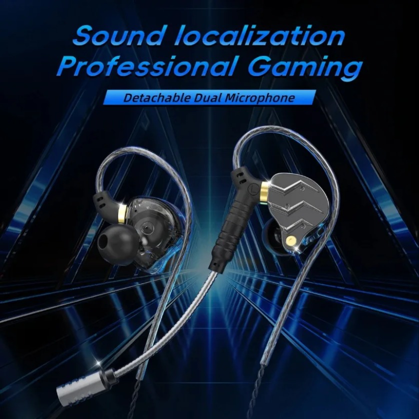 سماعات أذن سلكية للألعاب مع مي - مراجعة Pc Gaming Earbuds وسعره