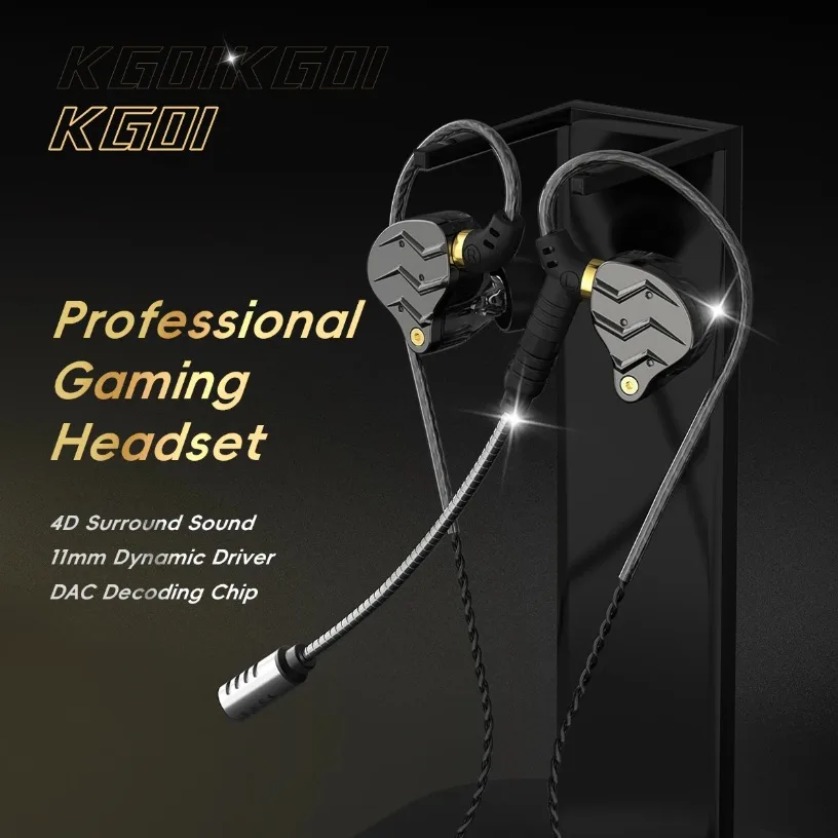 سماعات أذن سلكية للألعاب مع مي - مراجعة Pc Gaming Earbuds وسعره