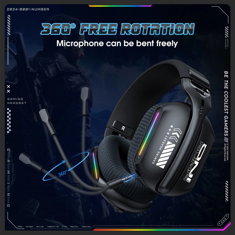 سماعة ألعاب لاسلكية ONIKUMA GT - مراجعة Pc Gaming Earbuds وسعره