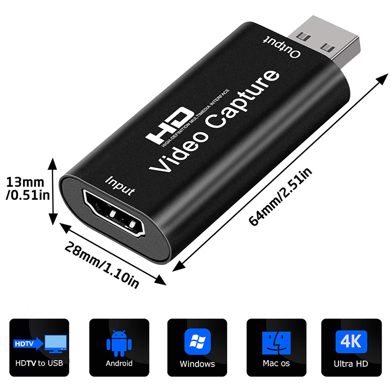 USB 2.0 بطاقة التقاط الفيديو H - مراجعة Pc Gaming Games وسعره