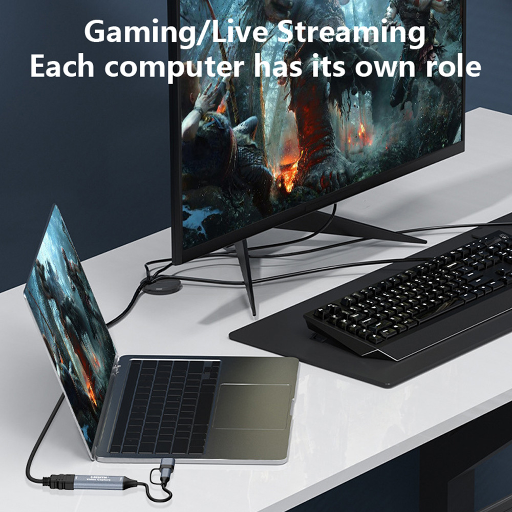4K 2 في 1 USB 2.0 بطاقة التقاط - مراجعة Pc Gaming Games وسعره
