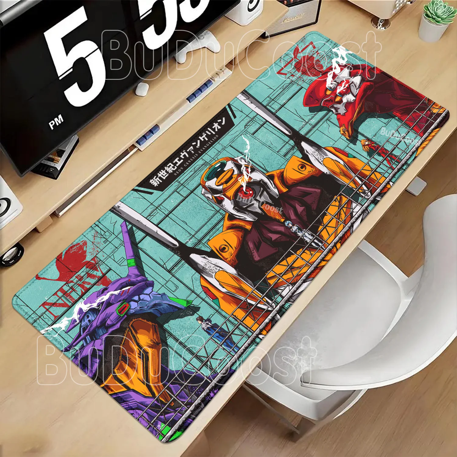 لوحة ماوس كبيرة إيفانجيليون EV - مراجعة Pc Gaming Evangelion وسعره