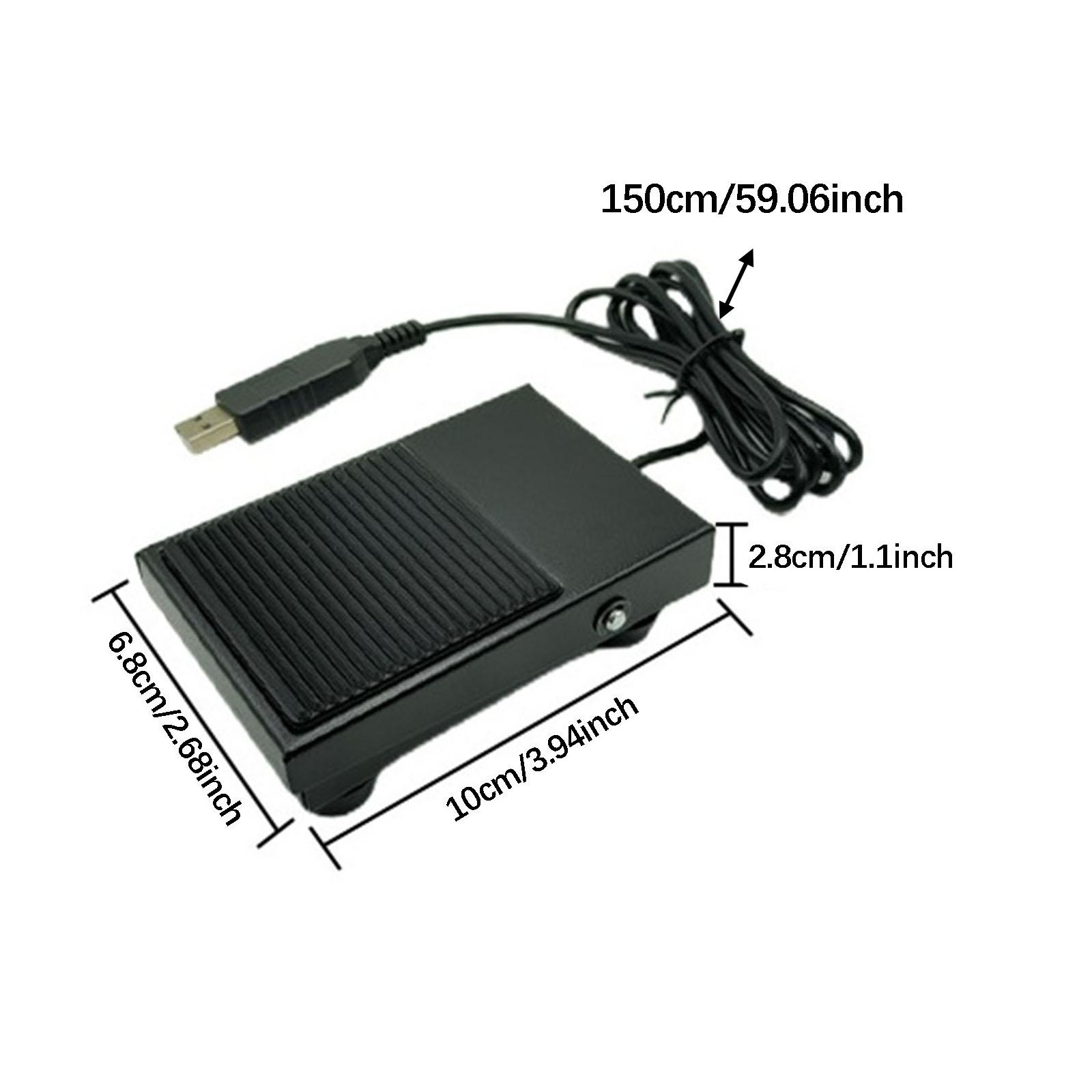 دواسة قدم ثلاثية USB للتحكم بد - مراجعة Usb Foot Pedal Gaming وسعره