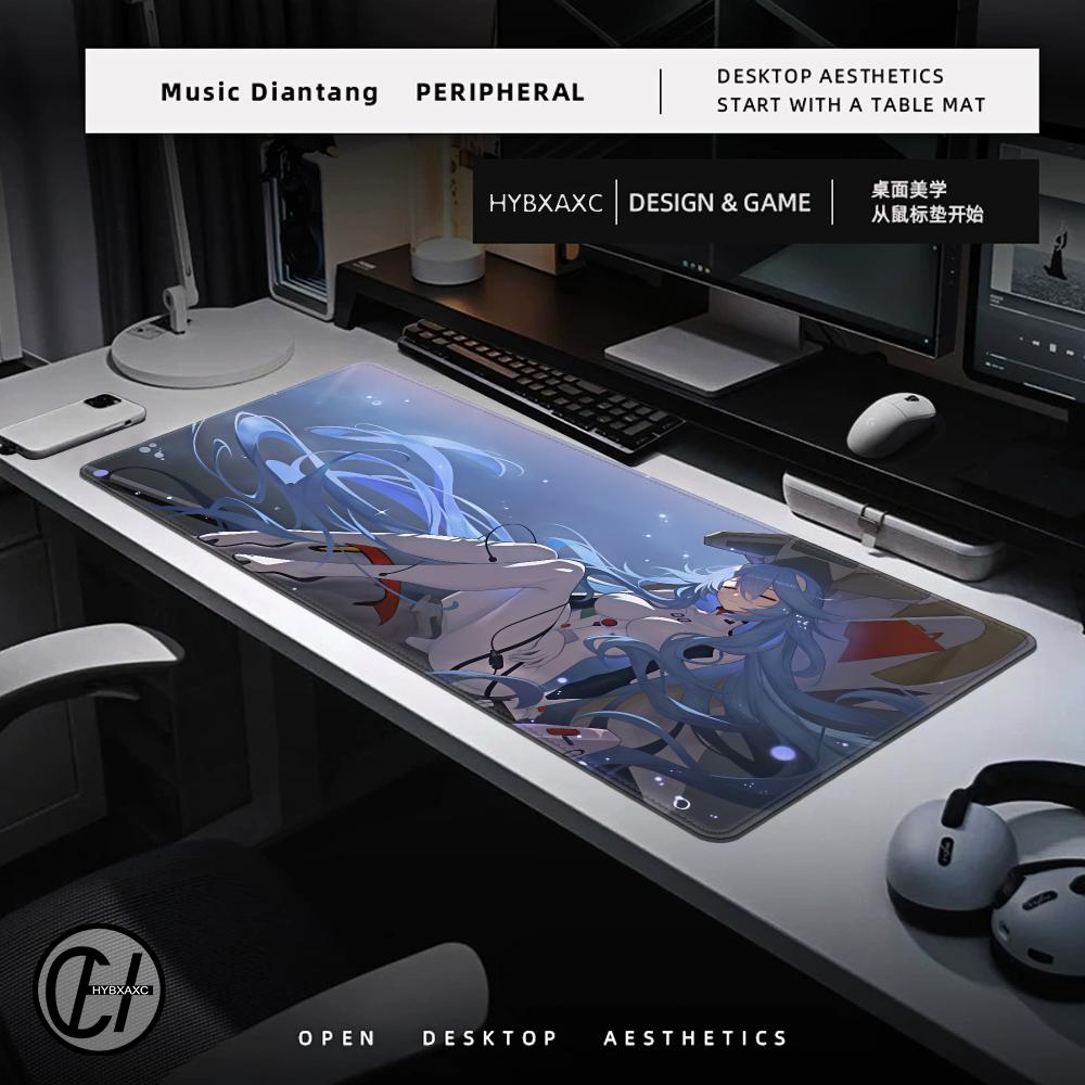 لوحة ماوس كبيرة بتصميم فتاة أن - مراجعة Pc Gaming Evangelion وسعره
