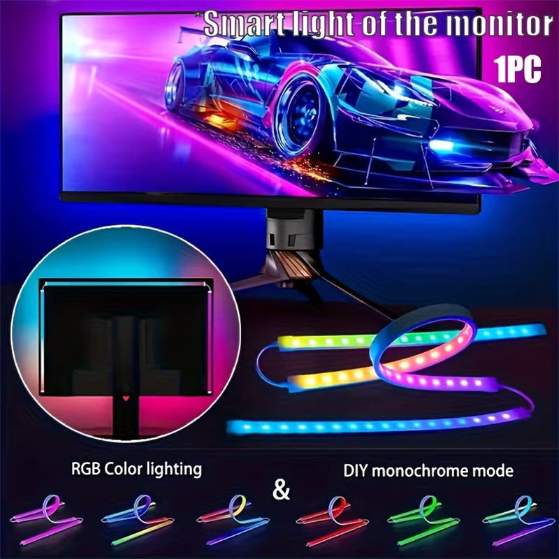 شريط إضاءة RGB للألعاب، إضاءة  - مراجعة Pc Gaming Games وسعره