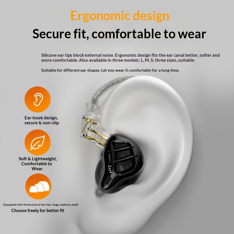 سماعات أذن KZ ZAR هجينة بمحرك  - مراجعة Pc Gaming Earbuds وسعره