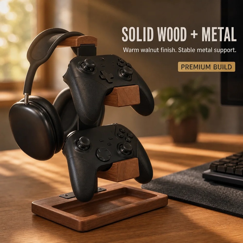 حامل سماعات رأس خشبي، حامل سما - مراجعة Pc Gaming Earphones وسعره