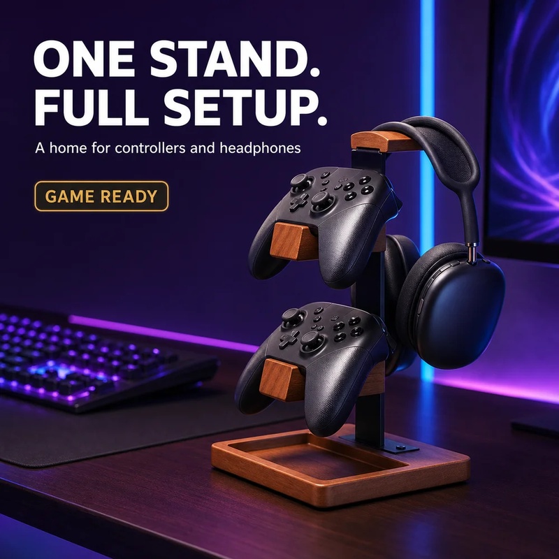 حامل سماعات رأس خشبي، حامل سما - مراجعة Pc Gaming Earphones وسعره
