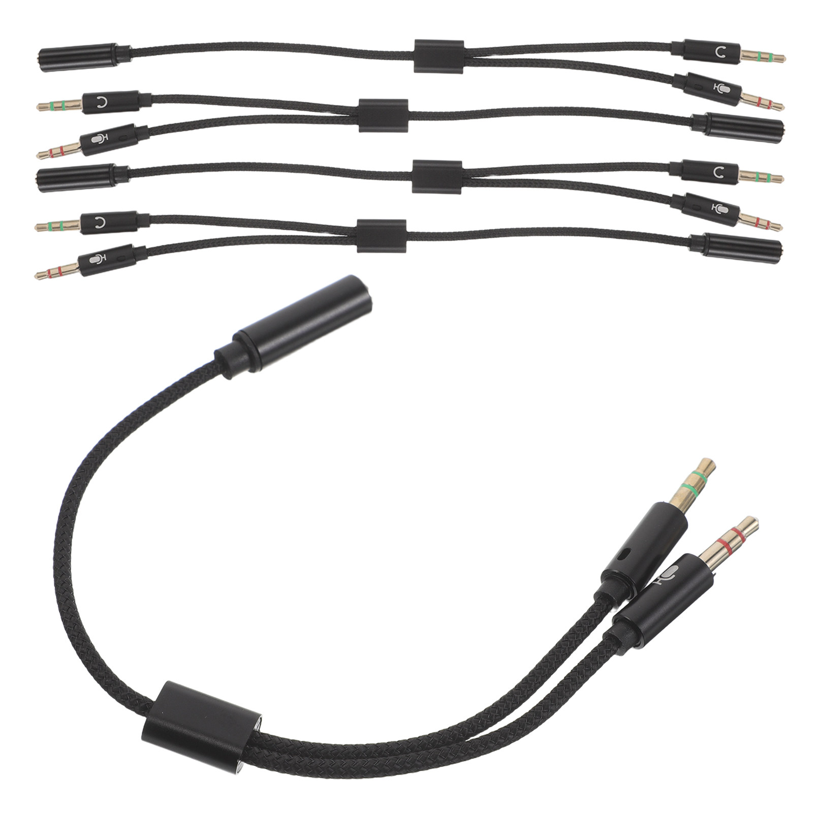 5 قطع محول سماعات أذن، كابل صو - مراجعة Pc Gaming Earphones وسعره