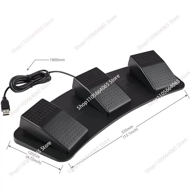 مفتاح قدم USB بثلاثة أزرار قاب - مراجعة Usb Foot Pedal Gaming وسعره