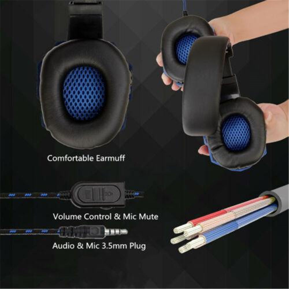 سماعات ألعاب سلكية 3.5 مم مع إ - مراجعة Pc Gaming Earbuds وسعره