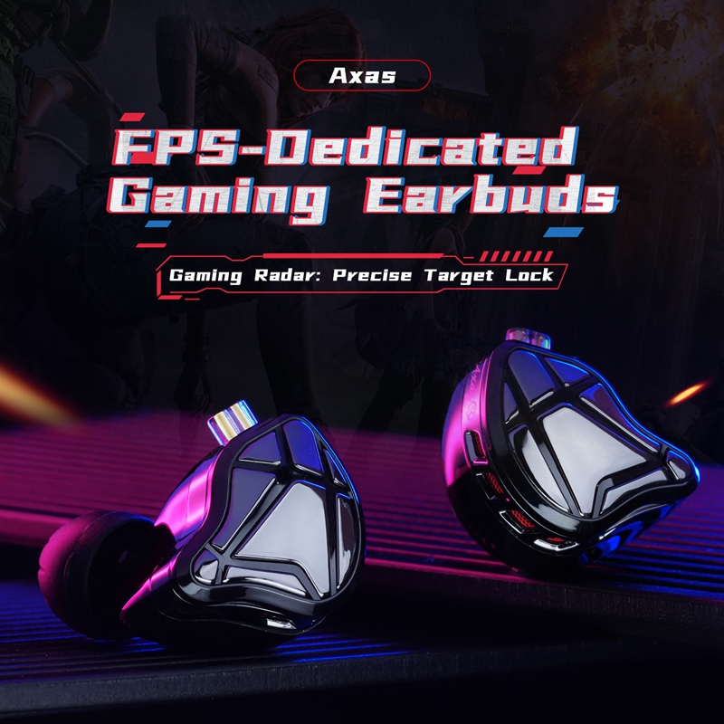    سماعات أذن KZ Axas FPS للأ - مراجعة Pc Gaming Earphones وسعره